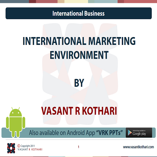03InternationalMarketingEnvironment